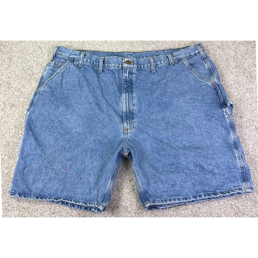 VTG Carhartt B29 Jorts Jean Shorts Men 46 Blue CarpenterDenim Y2K Streetwear